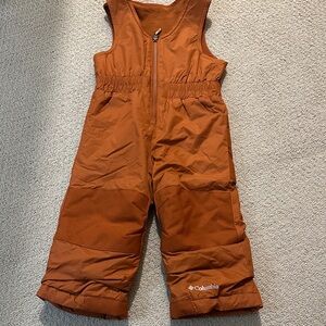 Columbia Kids' Rust Tan Snow Bib Suit